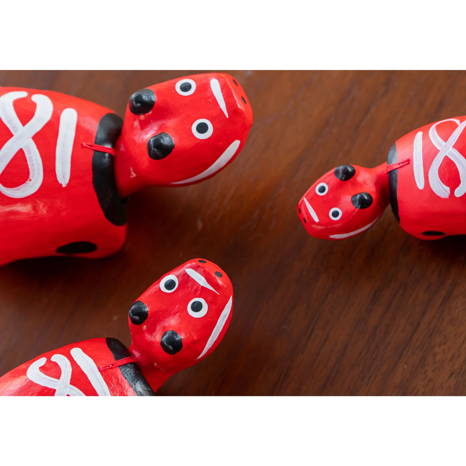 【受注生産】 赤べこ「朱」(あかね) - 画像 (2)