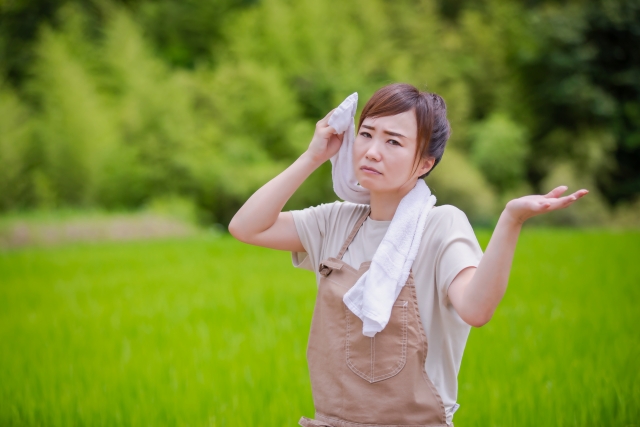 田舎に移住したことで悩みを抱える女性のイメージ